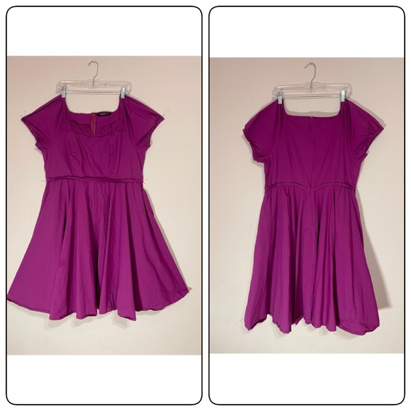 👜👛E SHAKTI A LINE STRETCH DRESS …Sz E SHAKTI A LINE STRETCH DRESS …Sz 1X- 15W - Picture 3 of 4